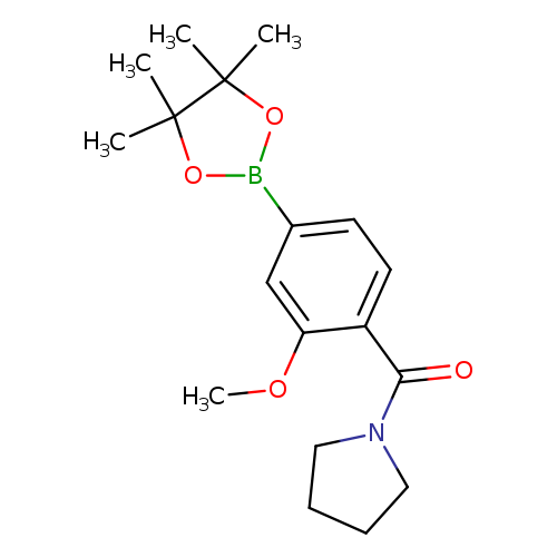 1-[[2-Methoxy-4-(tetramethyl-1,3,2-dioxaborolan-2-yl)phenyl]carbonyl]pyrrolidine