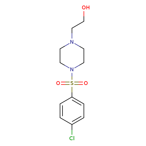 2-(4-((4-Chlorophenyl)sulfonyl)piperazin-1-yl)ethanol