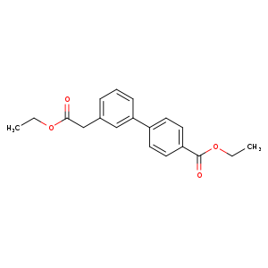 Ethyl 4-[3-(2-ethoxy-2-oxoethyl)phenyl]benzoate