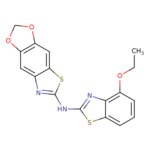 N-(4-ethoxy-1,3-benzothiazol-2-yl)-4,6-dioxa-10-thia-12-azatricyclo[7.3.0.0^{3,7}]dodeca-1(9),2,7,11-tetraen-11-amine