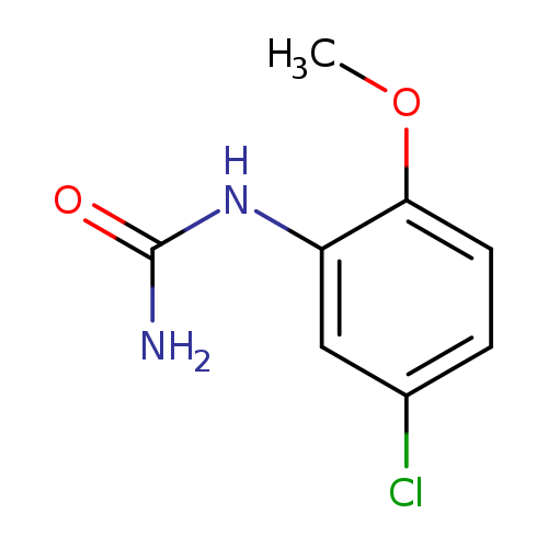 Urea, N-(5-chloro-2-methoxyphenyl)-OTHER CA INDEX NAMES:Urea, (5-chloro-2-methoxyphenyl)-