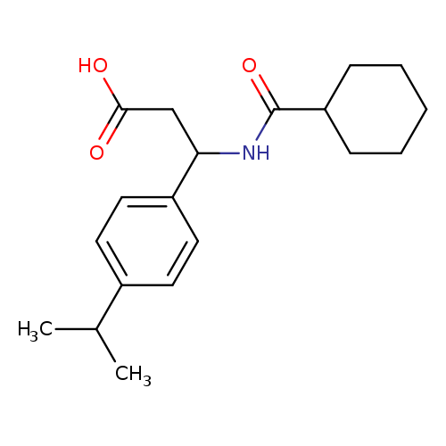 3-(cyclohexylformamido)-3-[4-(propan-2-yl)phenyl]propanoic acid