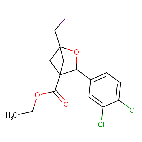 ethyl 3-(3,4-dichlorophenyl)-1-(iodomethyl)-2-oxabicyclo[2.1.1]hexane-4-carboxylate