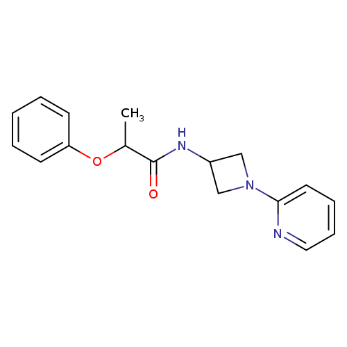 2-phenoxy-N-[1-(pyridin-2-yl)azetidin-3-yl]propanamide