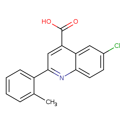 6-Chloro-2-(2-methylphenyl)quinoline-4-carboxylic acid