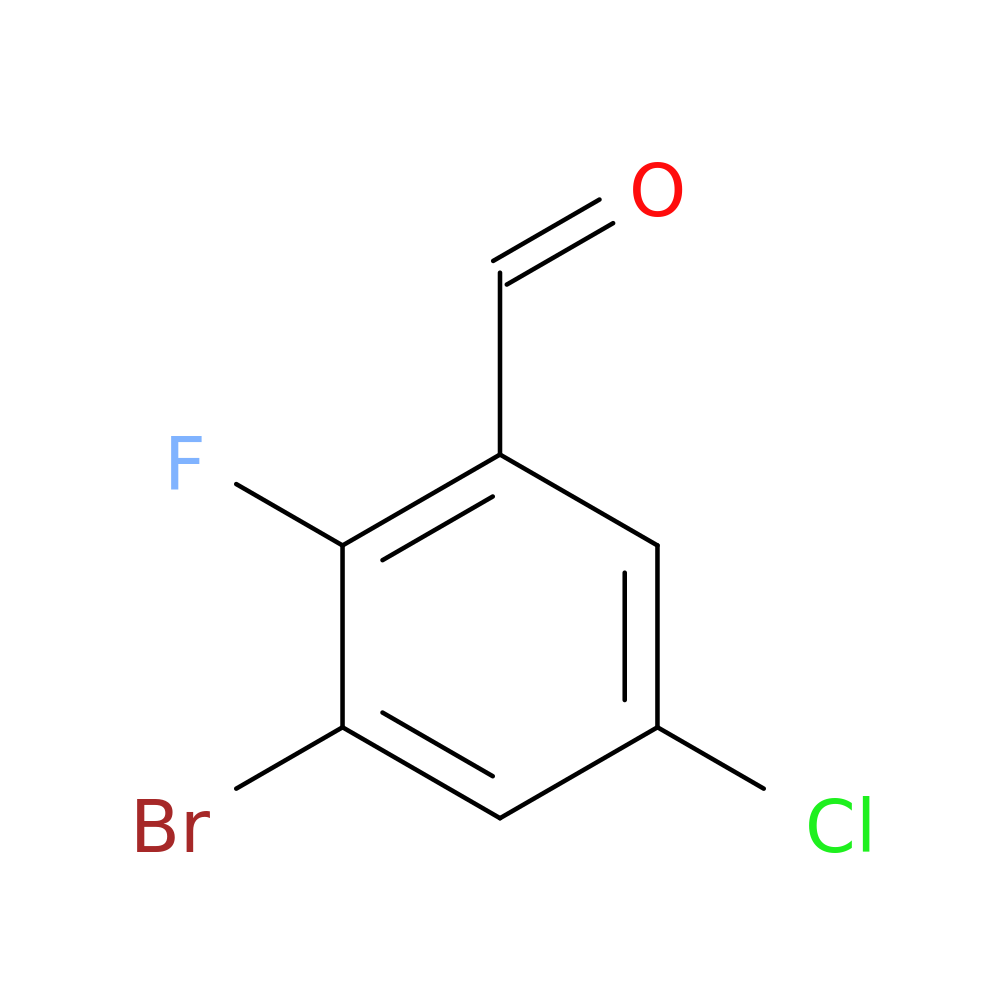 3-Bromo-5-chloro-2-fluorobenzaldehyde