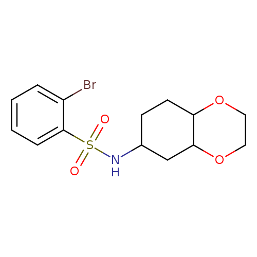 2-bromo-N-(octahydro-1,4-benzodioxin-6-yl)benzene-1-sulfonamide