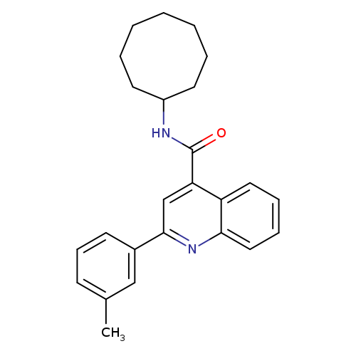 N-cyclooctyl-2-(3-methylphenyl)-4-quinolinecarboxamide