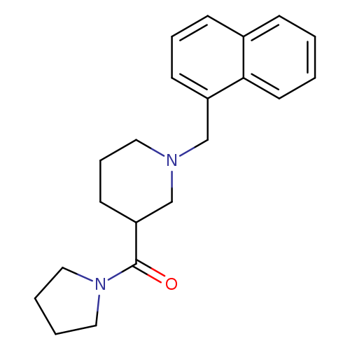 1-(1-naphthylmethyl)-3-(1-pyrrolidinylcarbonyl)piperidine