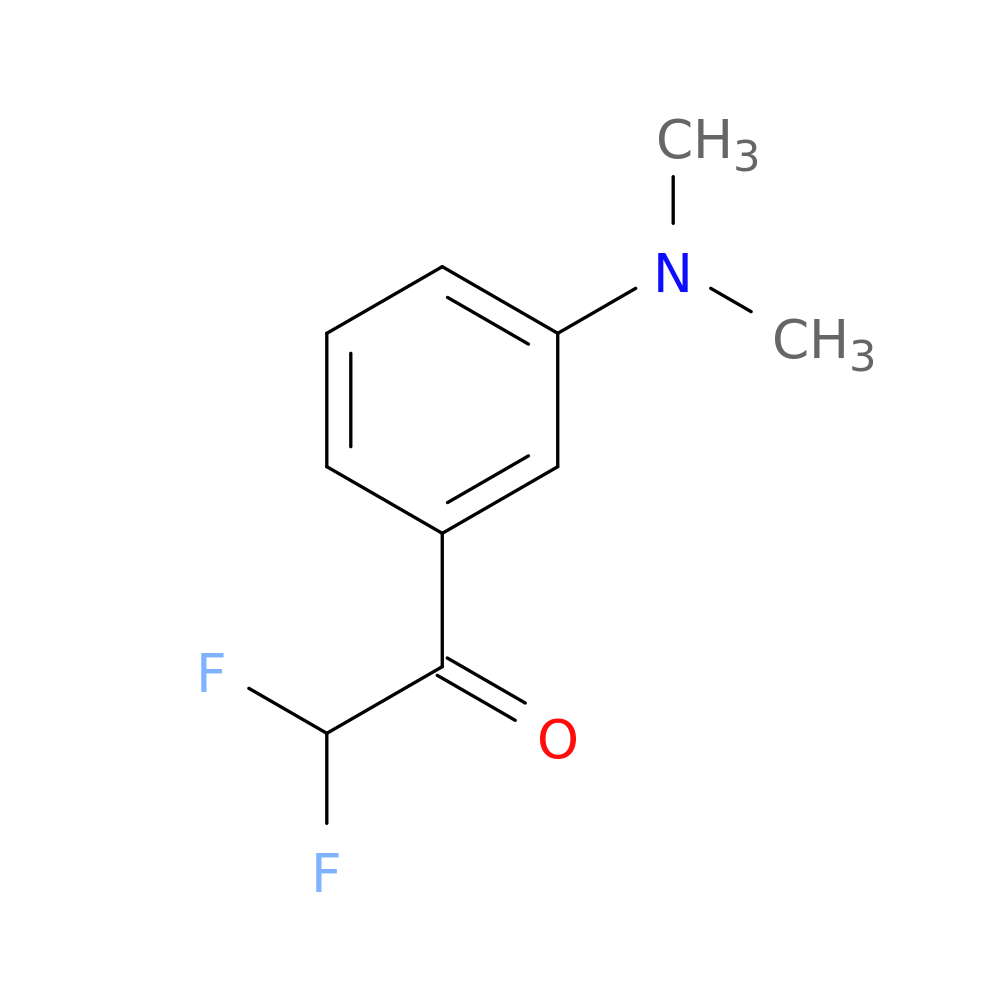 1-[3-(dimethylamino)phenyl]-2,2-difluoroethan-1-one