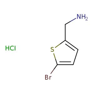 2-Thiophenemethanamine, 5-bromo-, hydrochloride (1:1)