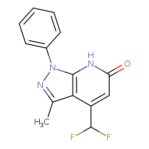 4-(Difluoromethyl)-3-methyl-1-phenyl-1H-pyrazolo[3,4-b]pyridin-6(7H)-one