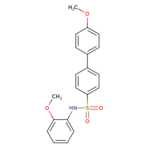4'-methoxy-N-(2-methoxyphenyl)-[1,1'-biphenyl]-4-sulfonamide