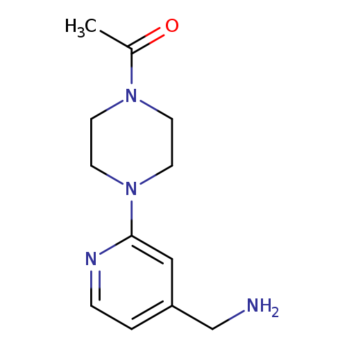1-{4-[4-(aminomethyl)pyridin-2-yl]piperazin-1-yl}ethan-1-one