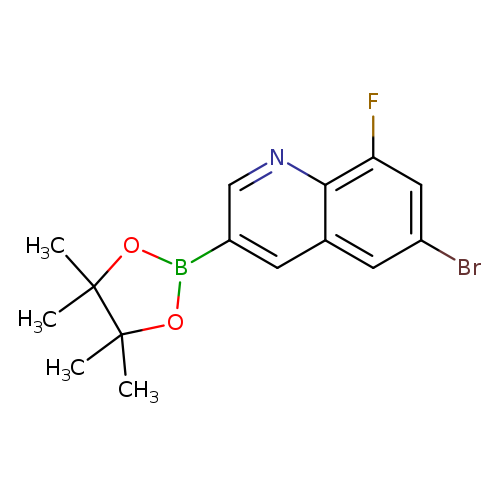 6-Bromo-8-fluoroquinoline-3-boronic acid pinacol ester