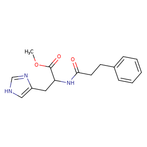 methyl 3-(1H-imidazol-4-yl)-2-(3-phenylpropanamido)propanoate