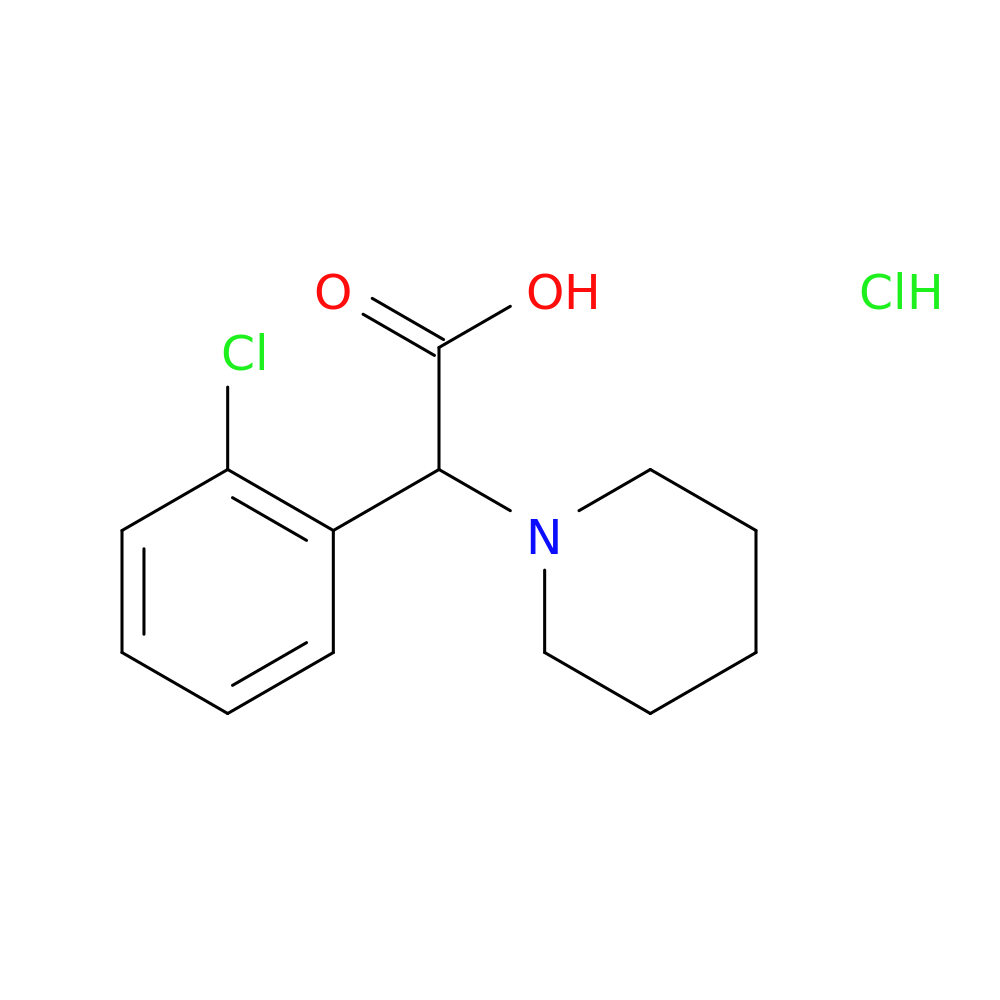 2-(2-Chlorophenyl)-2-(piperidin-1-yl)acetic acid hydrochloride