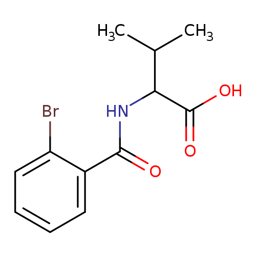 2-[(2-bromophenyl)formamido]-3-methylbutanoic acid