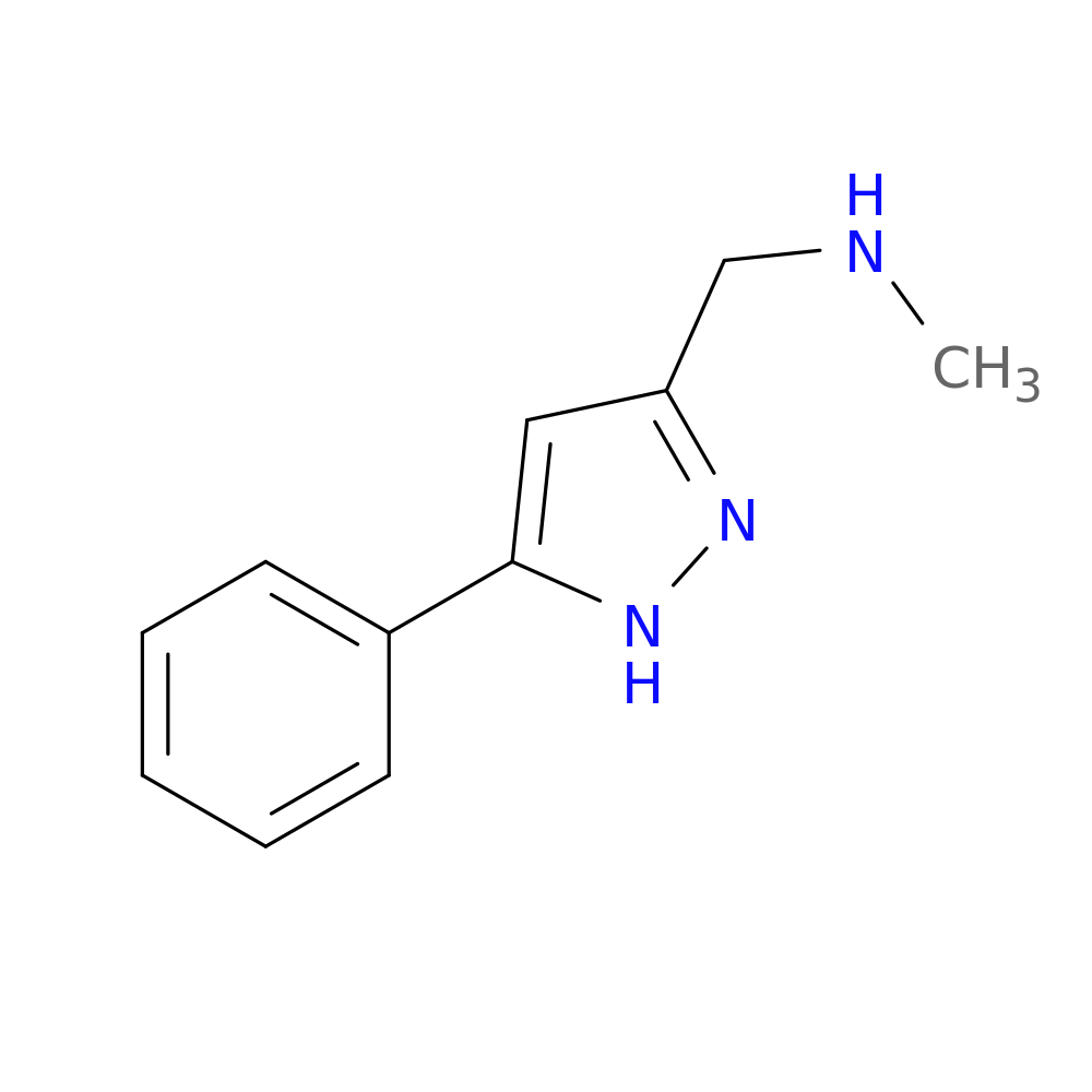 N-Methyl-1-(5-phenyl-1H-pyrazol-3-yl)methanamine