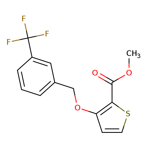 Methyl 3-([3-(trifluoromethyl)benzyl]oxy)-2-thiophenecarboxylate