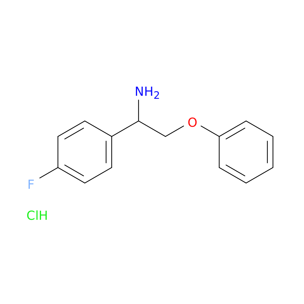 1-(4-fluorophenyl)-2-phenoxyethan-1-amine hydrochloride