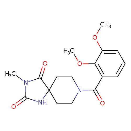 8-(2,3-dimethoxybenzoyl)-3-methyl-1,3,8-triazaspiro[4.5]decane-2,4-dione