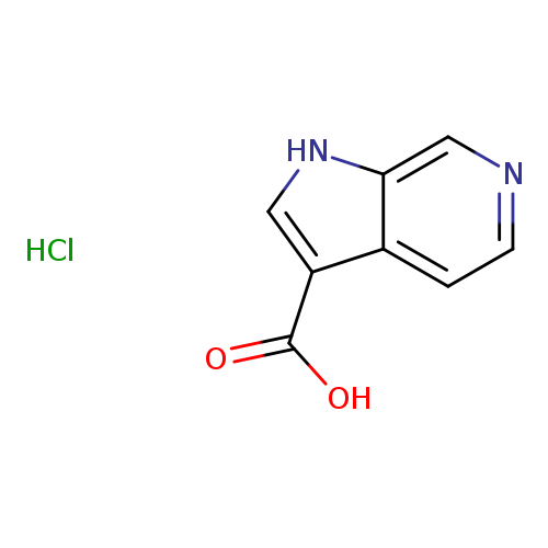 1H-pyrrolo[2,3-c]pyridine-3-carboxylic acid hydrochloride