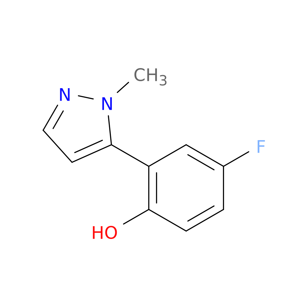 4-FLUORO-2-(1-METHYL-1H-PYRAZOL-5-YL)PHENOL