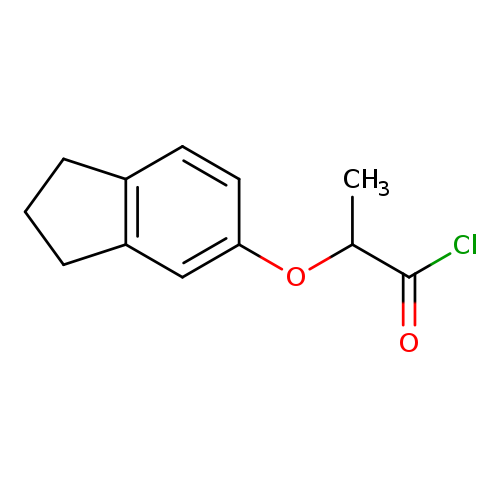 2-(2,3-Dihydro-1h-inden-5-yloxy)propanoyl chloride