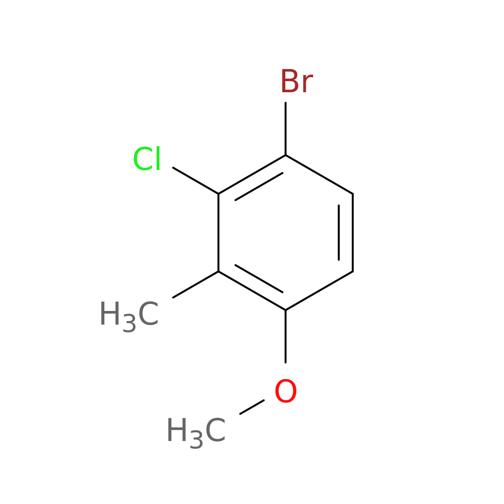 4-Bromo-3-chloro-2-methylanisole