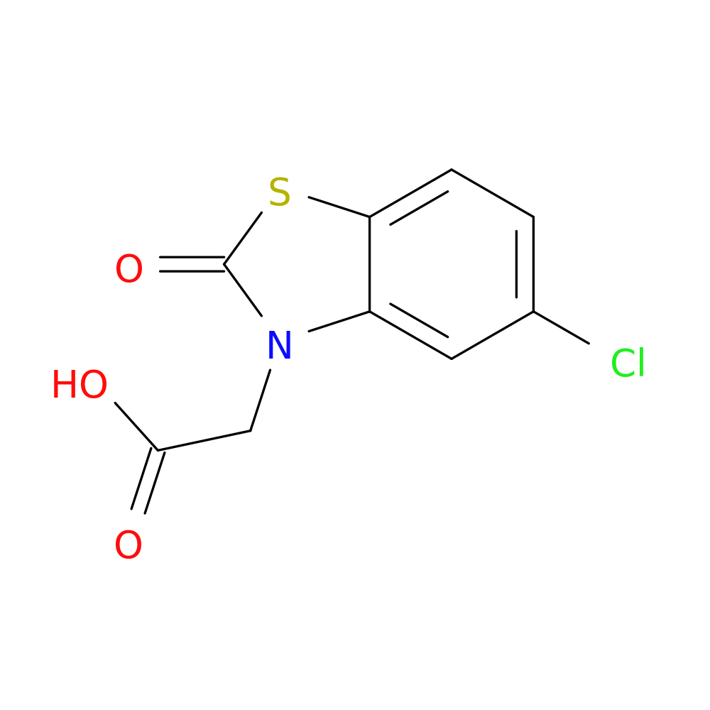 2-(5-Chloro-2-oxobenzo[d]thiazol-3(2H)-yl)acetic acid