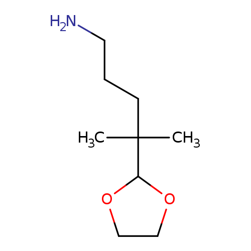 4-(1,3-dioxolan-2-yl)-4-methylpentan-1-amine