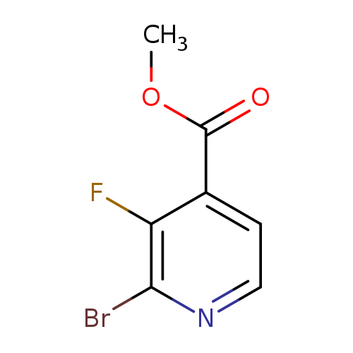 4-Pyridinecarboxylic acid, 2-bromo-3-fluoro-, methyl ester