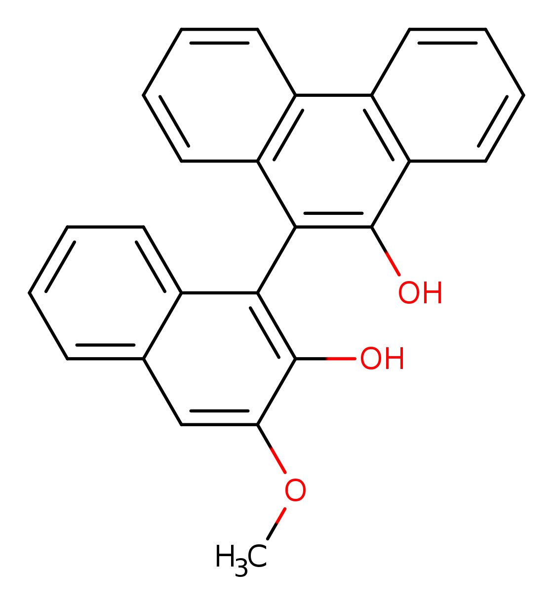 10-(2-hydroxy-3-methoxy-1-naphthyl)-9-phenanthrenol