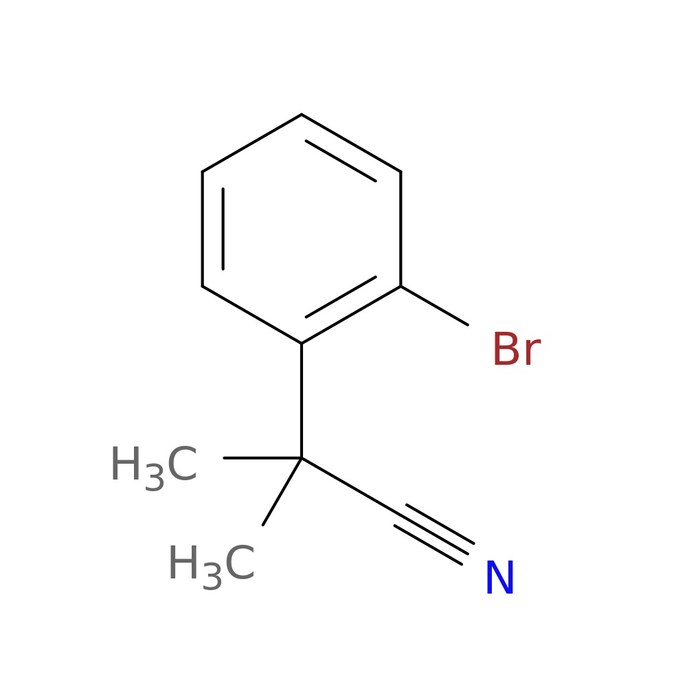2-(2-Bromophenyl)-2-methylpropanenitrile