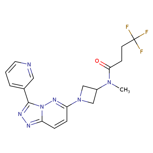 4,4,4-trifluoro-N-methyl-N-{1-[3-(pyridin-3-yl)-[1,2,4]triazolo[4,3-b]pyridazin-6-yl]azetidin-3-yl}butanamide