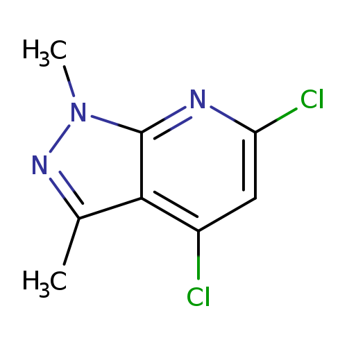 4,6-dichloro-1,3-dimethyl-1H-pyrazolo[3,4-b]pyridine
