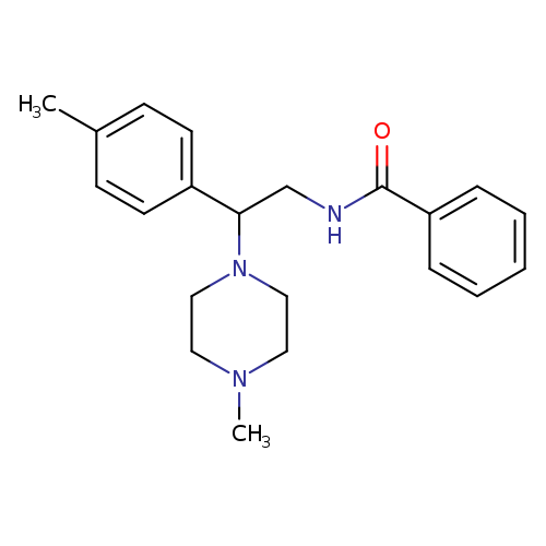 N-[2-(4-methylphenyl)-2-(4-methylpiperazin-1-yl)ethyl]benzamide