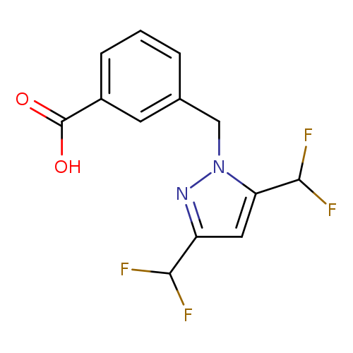 3-{[3,5-bis(difluoromethyl)-1H-pyrazol-1-yl]methyl}benzoic acid
