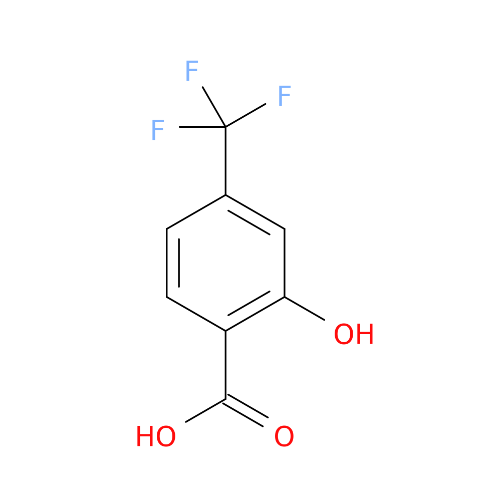 Benzoic acid, 2-hydroxy-4-(trifluoromethyl)-