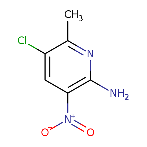 2-Amino-5-chloro-3-nitro-6-picoline