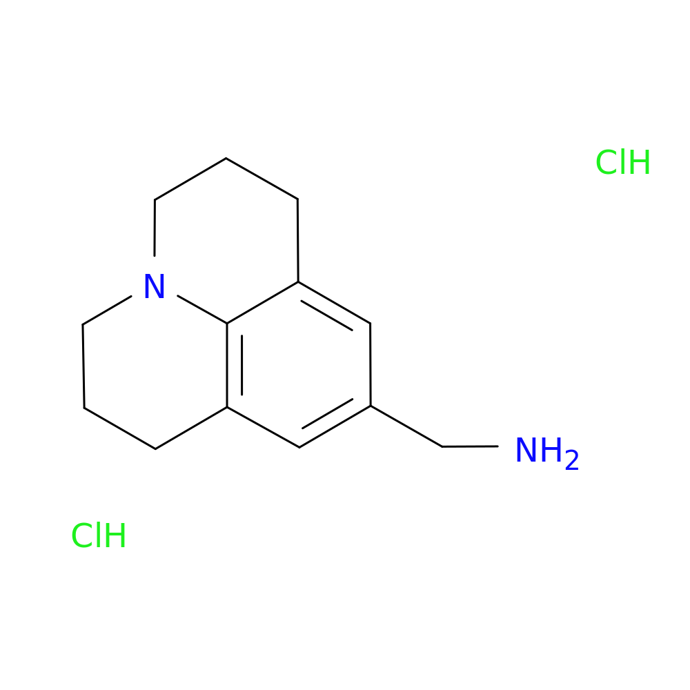 1-(2,3,6,7-tetrahydro-1H,5H-pyrido[3,2,1-ij]quinolin-9-yl)methanamine dihydrochloride
