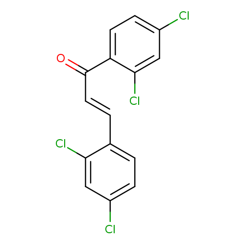 (2E)-1,3-bis(2,4-dichlorophenyl)prop-2-en-1-one