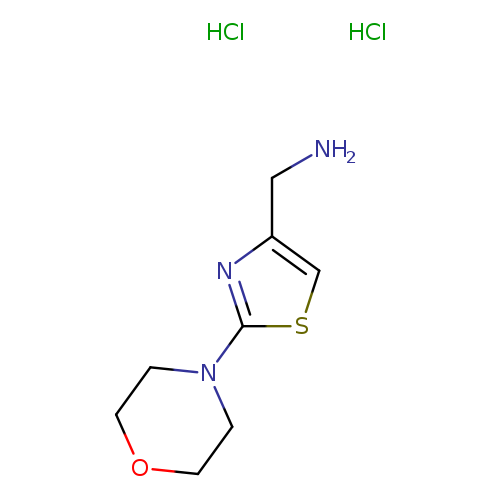 [(2-Morpholin-4-yl-1,3-thiazol-4-yl)methyl]amine dihydrochloride