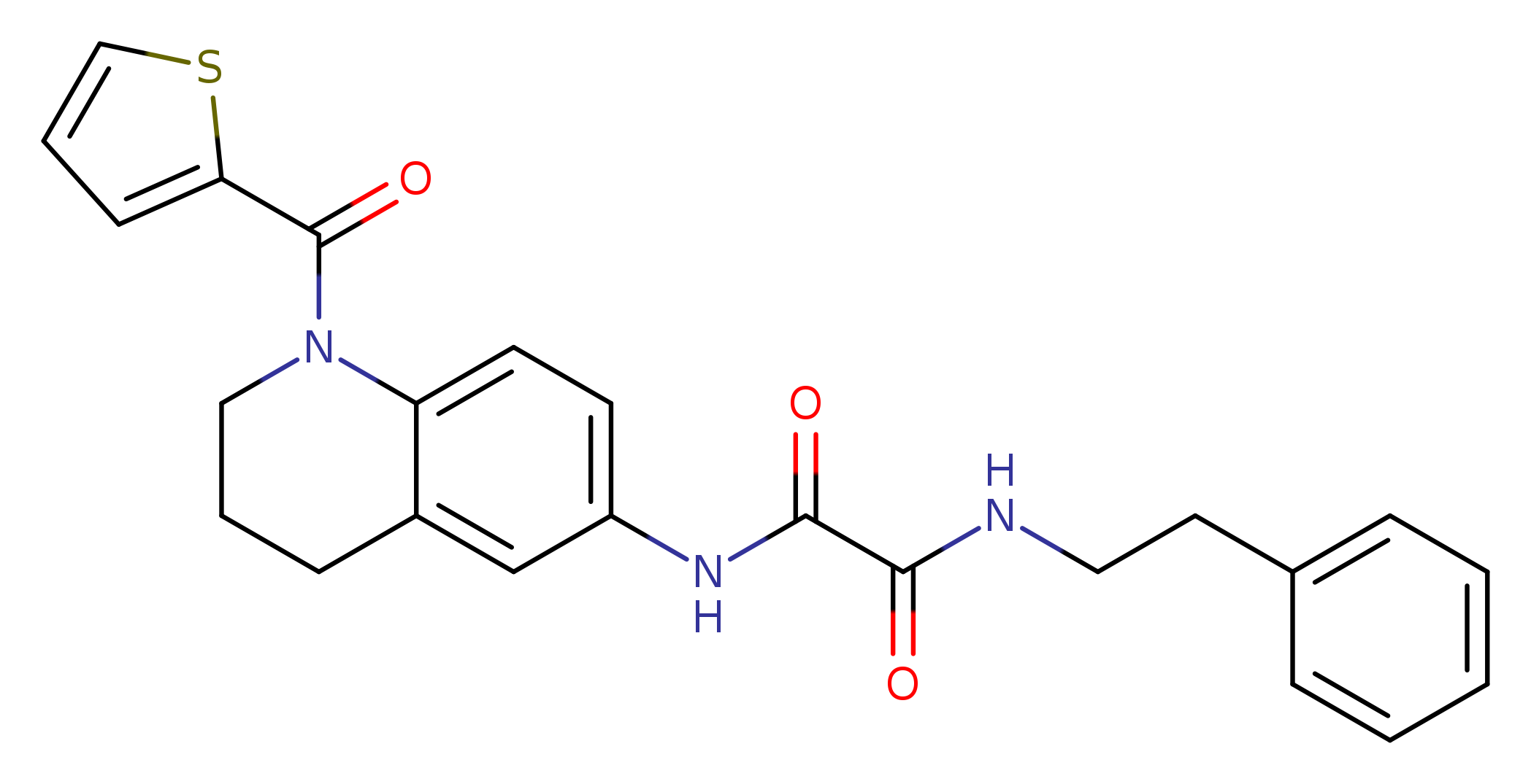 N'-(2-phenylethyl)-N-[1-(thiophene-2-carbonyl)-1,2,3,4-tetrahydroquinolin-6-yl]ethanediamide
