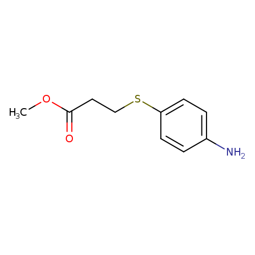 methyl 3-[(4-aminophenyl)sulfanyl]propanoate