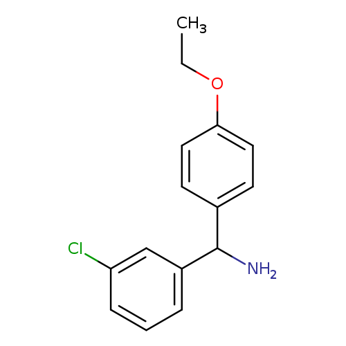 (3-chlorophenyl)(4-ethoxyphenyl)methanamine