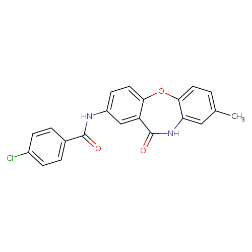4-chloro-N-{6-methyl-10-oxo-2-oxa-9-azatricyclo[9.4.0.0^{3,8}]pentadeca-1(11),3(8),4,6,12,14-hexaen-13-yl}benzamide