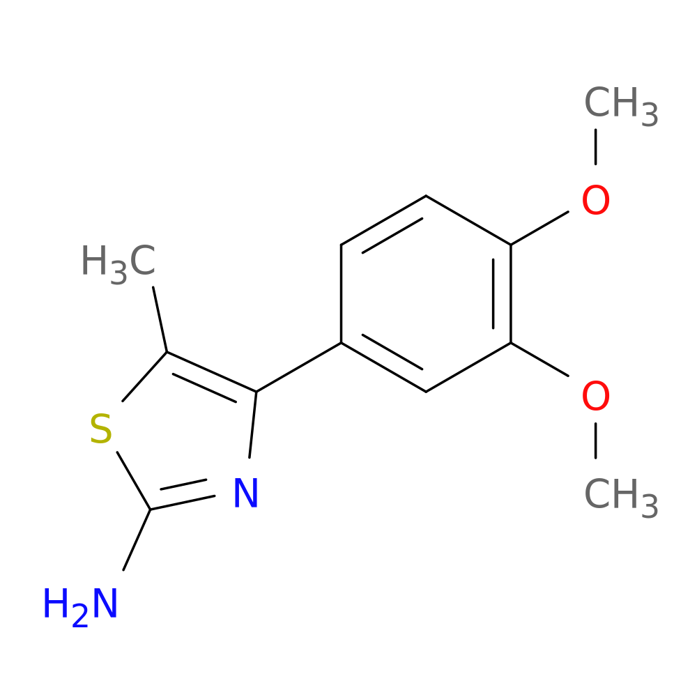 4-(3,4-Dimethoxyphenyl)-5-methylthiazol-2-amine