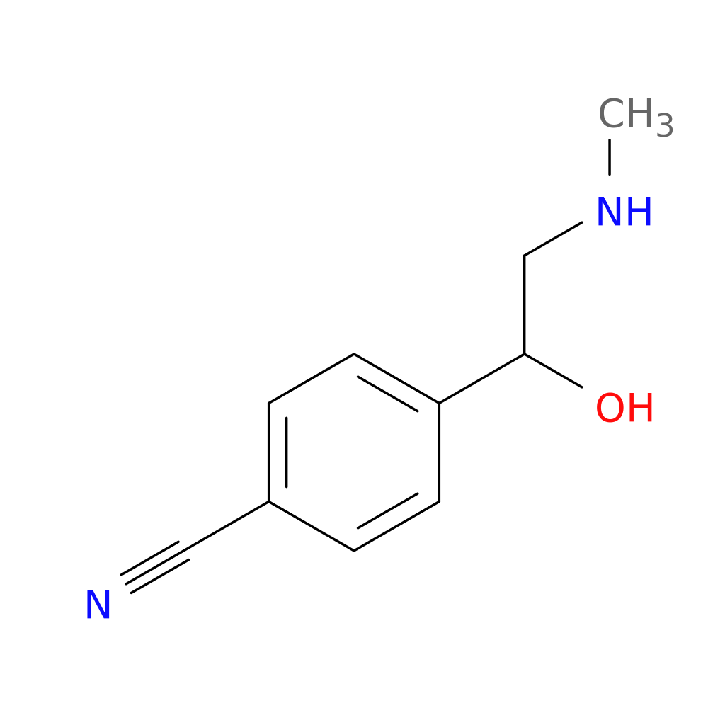 4-[1-hydroxy-2-(methylamino)ethyl]benzonitrile